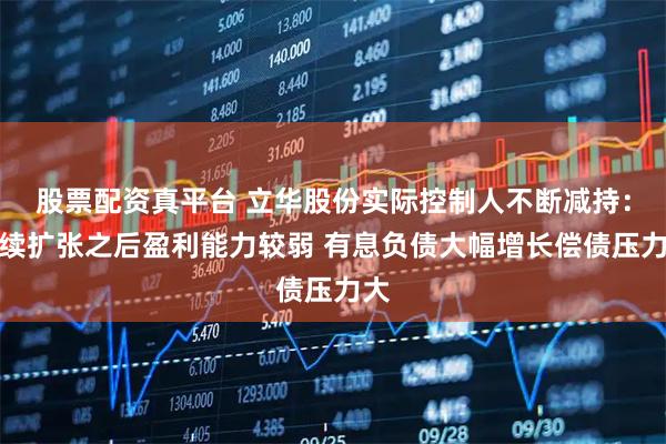 股票配资真平台 立华股份实际控制人不断减持：持续扩张之后盈利能力较弱 有息负债大幅增长偿债压力大